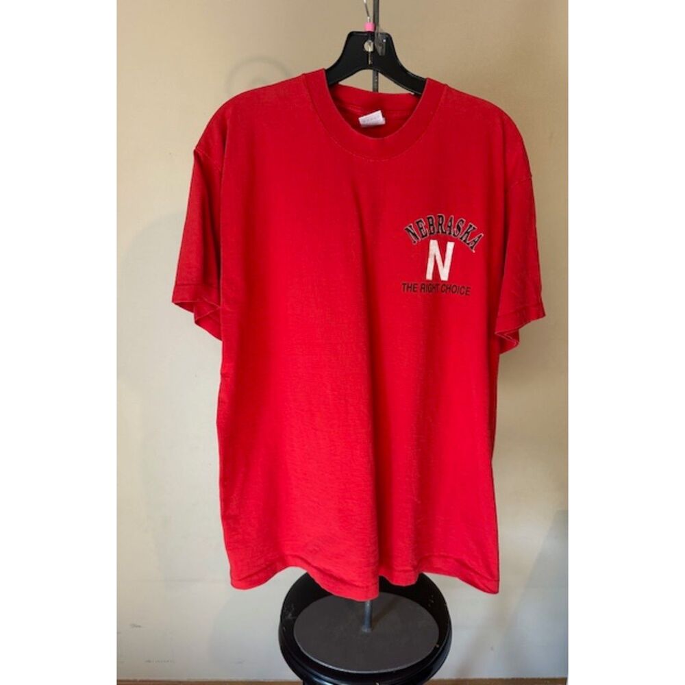 NE Cornhuskers “Top 10 Reasons I Didn’t Go to Oklahoma” Graphic Tee 8536 Large
